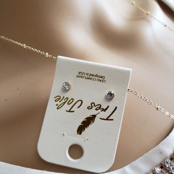 Designer Clover necklace and earrings set lobster - Picture 5 of 5